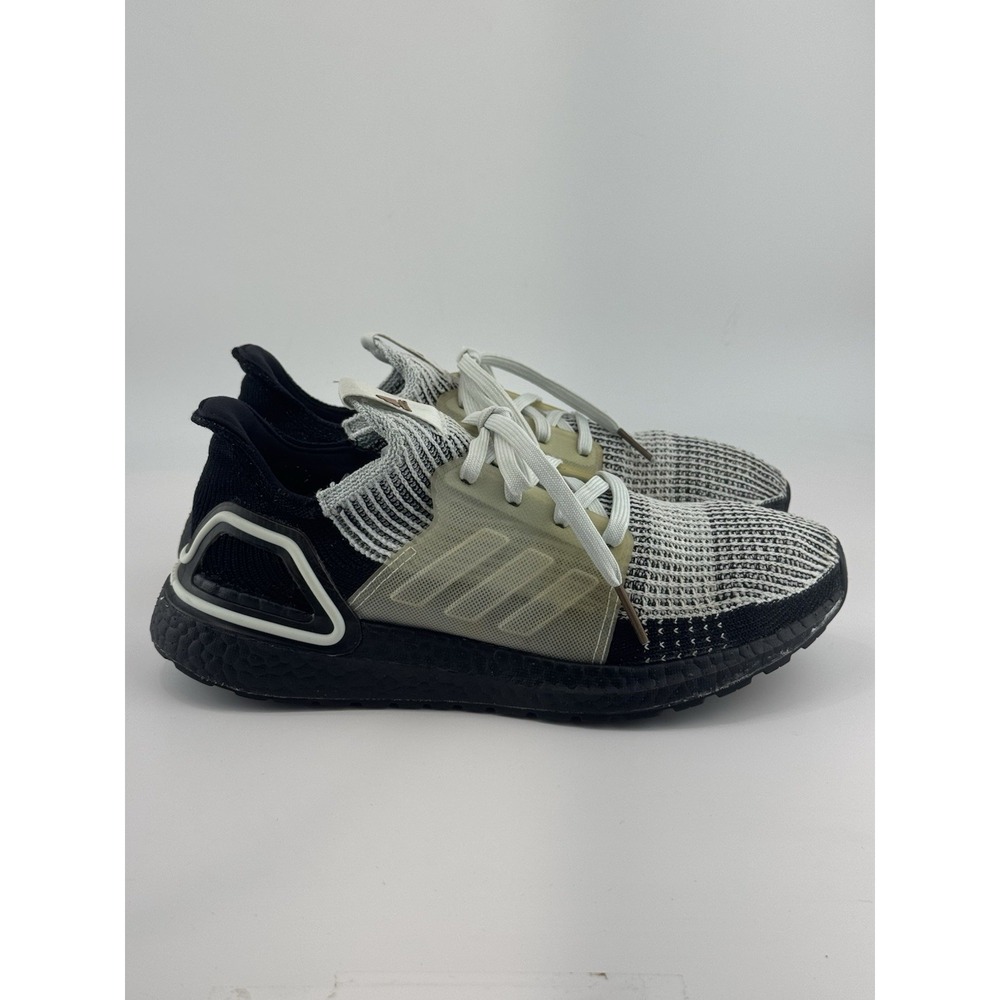 Adidas Ultraboost 19 Panda Running Shoes White BlackSneakers Men's Size 8